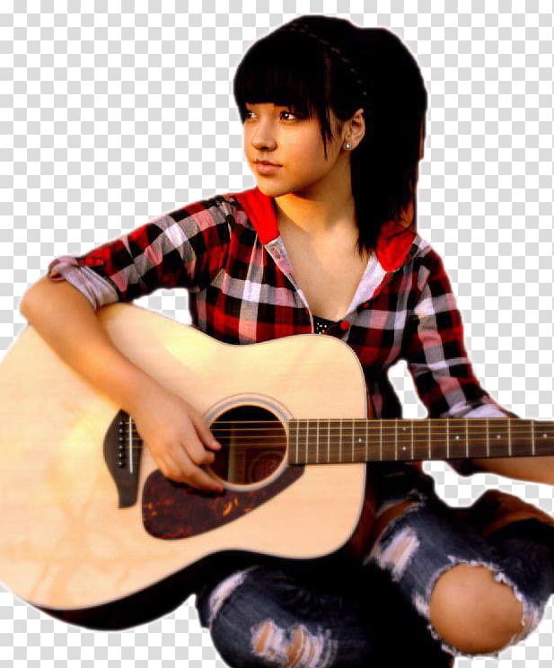 Becky G Acoustic guitar , Becky G HD transparent background PNG clipart