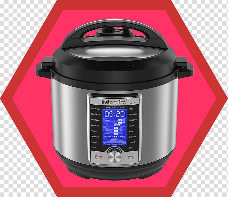 Instant Pot Pressure cooking Slow Cookers Home appliance, pressure cooker transparent background PNG clipart