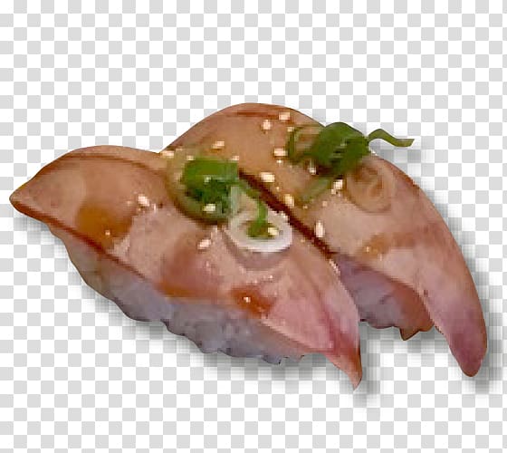 Sashimi Crudo Prosciutto Veal Recipe, nigiri transparent background PNG clipart