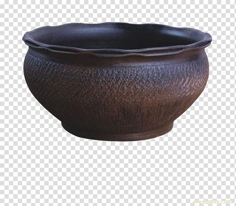 Fengbian Ceramic Flowerpot, Ceramic pots tread edge transparent background PNG clipart