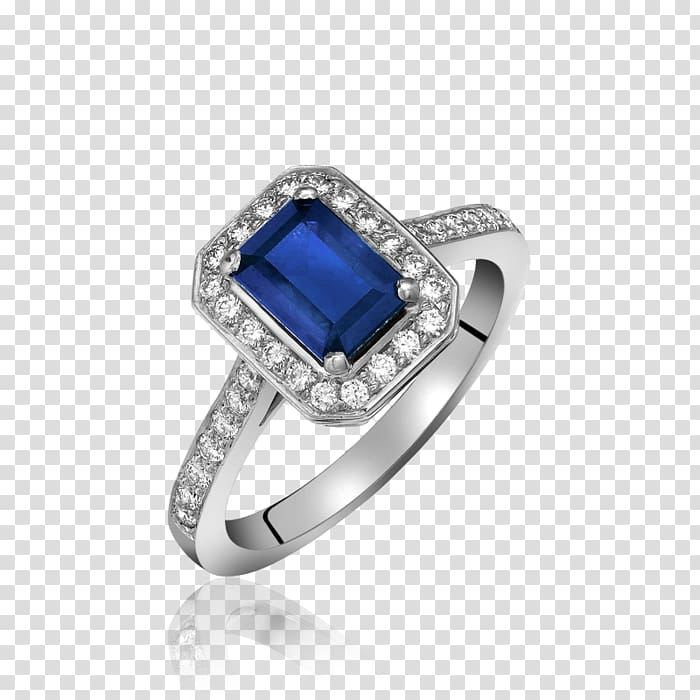 Engagement ring Diamond Sapphire Jewellery, ring transparent background PNG clipart