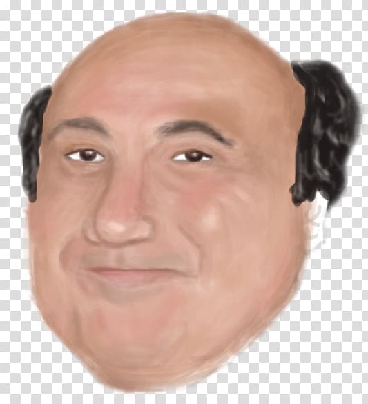 Danny DeVito Portrait Face, Face transparent background PNG clipart