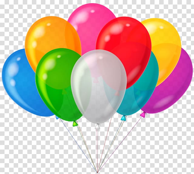 Gas balloon Helium Party Birthday, watercolor balloon transparent background PNG clipart