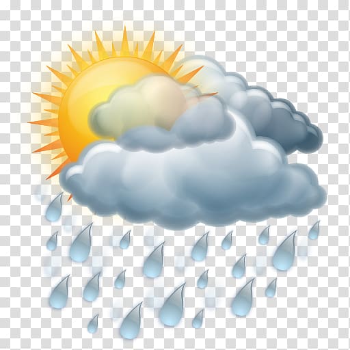Computer Icons Weather Rain, cloudy transparent background PNG clipart
