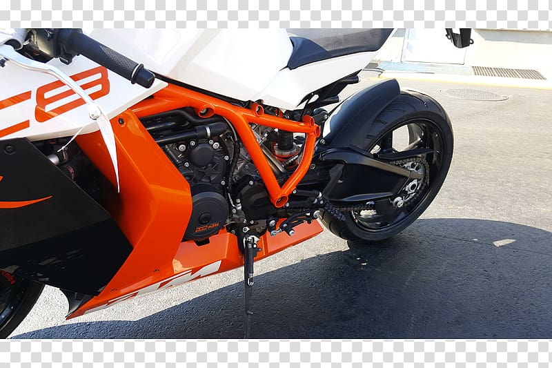 Car Tire Exhaust system Motorcycle Motor vehicle, Ktm 1190 Rc8 transparent background PNG clipart