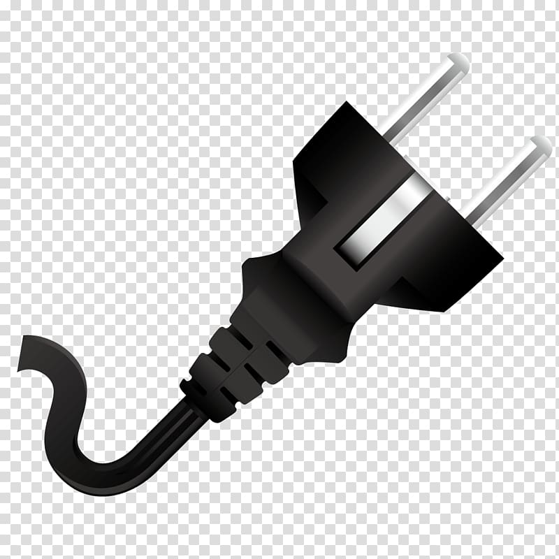 black power cable , u96fbu6e90 AC power plugs and sockets Electricity Plug computer Personal computer, Energy outlet transparent background PNG clipart