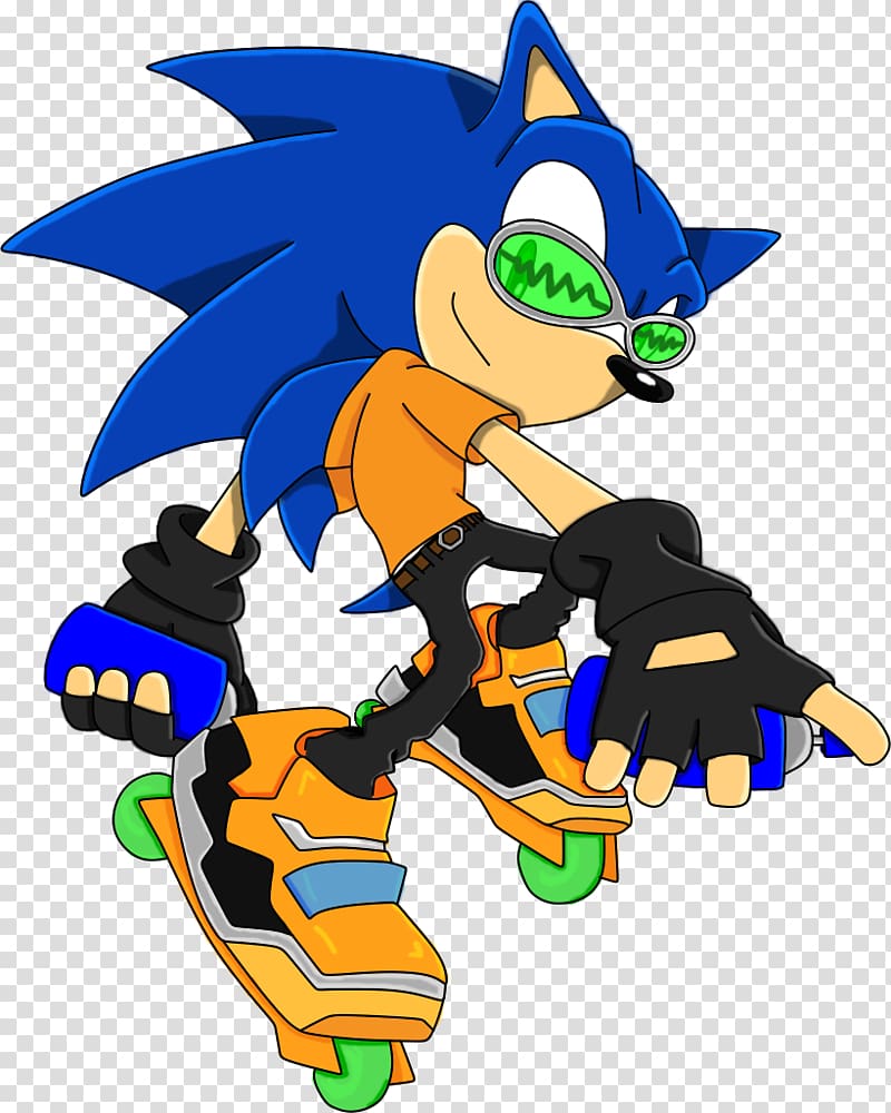 Jet Set Radio Sonic Free Riders Sonic the Hedgehog Doctor Eggman Knuckles the Echidna, sonic the hedgehog transparent background PNG clipart