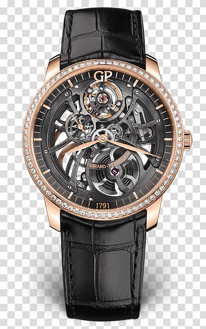 Watch strap Girard-Perregaux Clock Analog watch, transparent background PNG clipart
