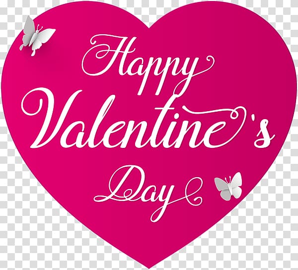 Happy Valentines Day transparent background PNG clipart