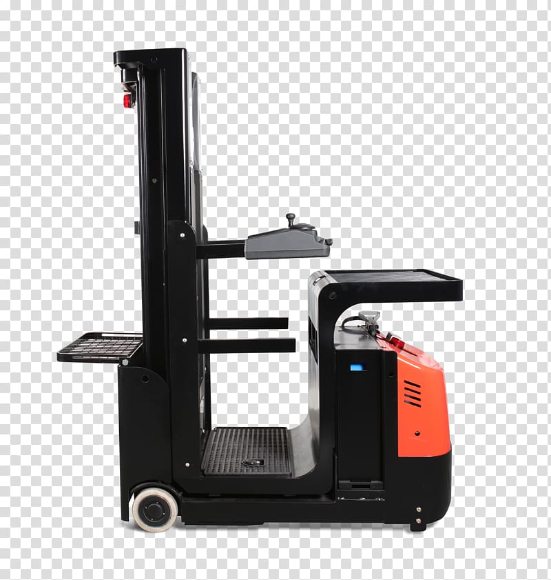 Order picking Forklift Warehouse Tractor Machine, warehouse transparent background PNG clipart