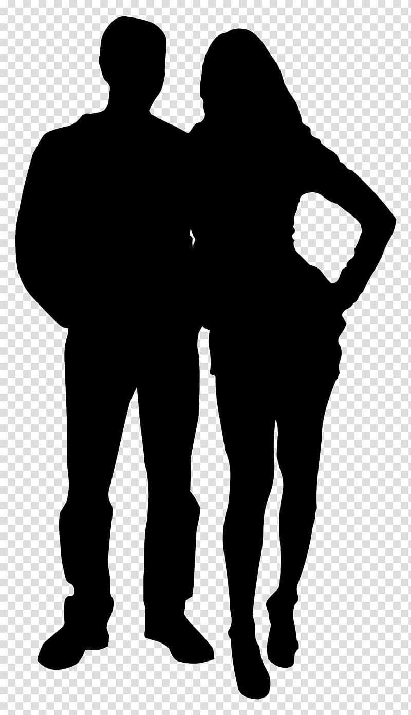 couple Actor Silhouette Significant other Love, silhouettes transparent background PNG clipart