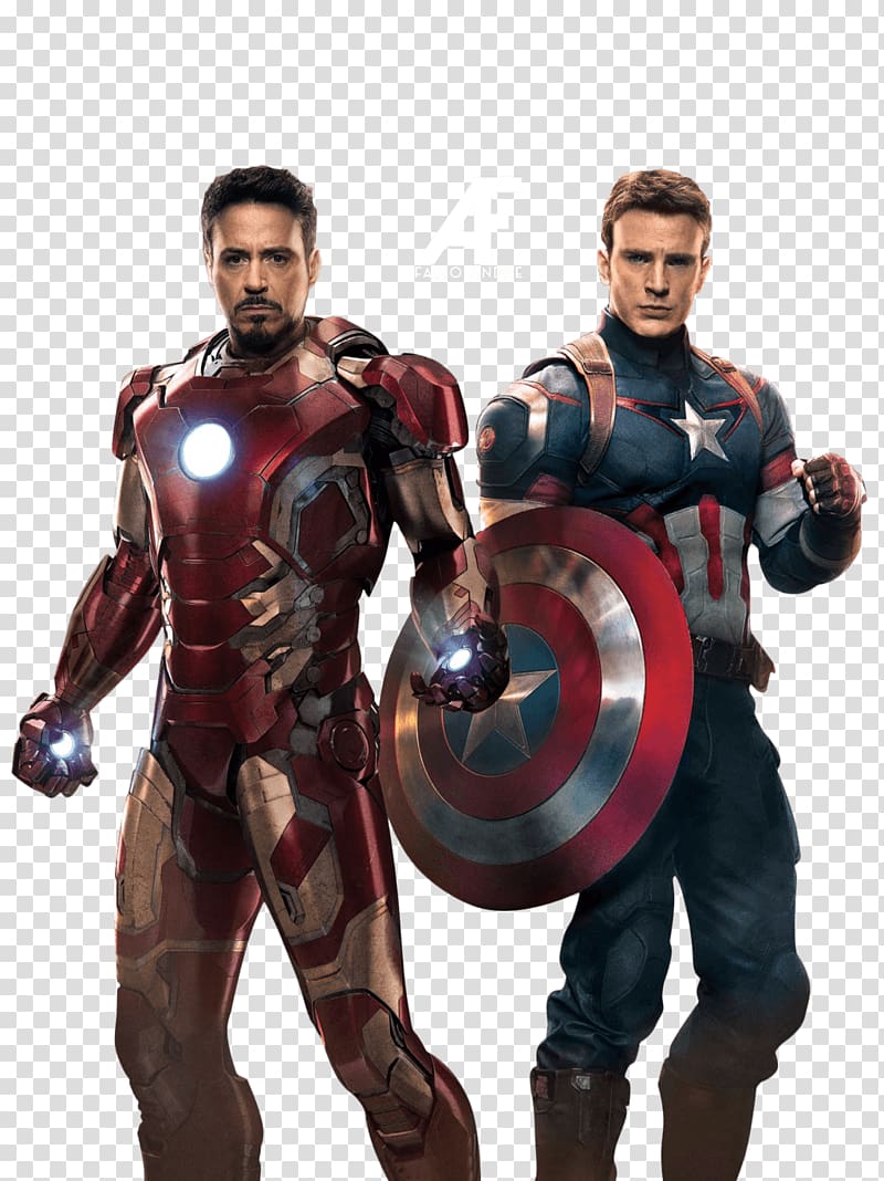 Captain American and Iron Man, Avengers Ironman Captain America transparent background PNG clipart