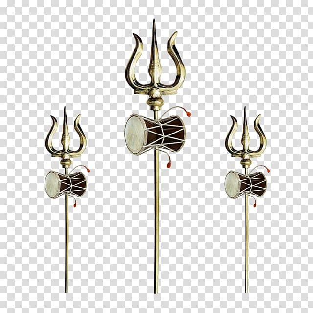 three fork weapon , Mahadeva Ganesha Parvati Trishula, ganesha transparent background PNG clipart