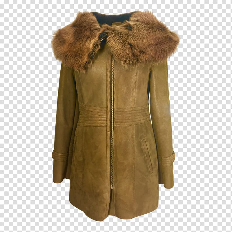 Fur clothing Coat Leather jacket Sheepskin, coat transparent background PNG clipart