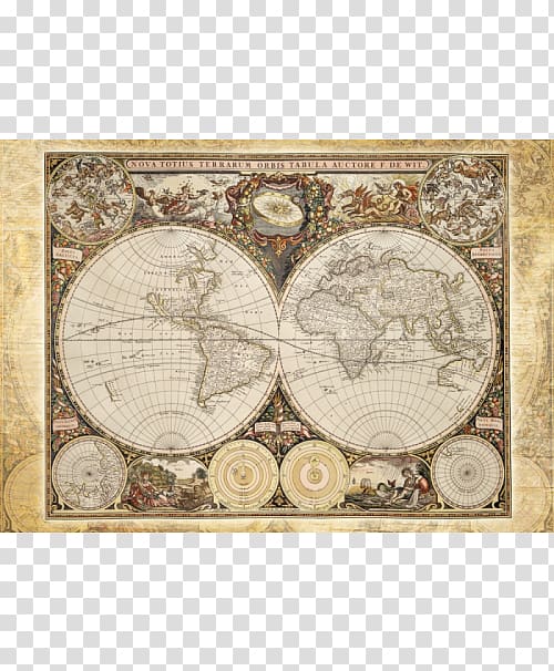Jigsaw Puzzles Globe Early world maps, globe transparent background PNG clipart