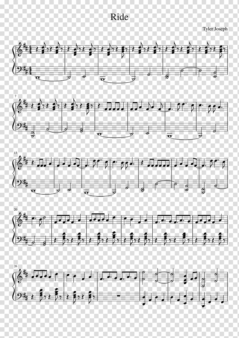 Sheet Music Piano Mia & Sebastian’s Theme Song, sheet music transparent background PNG clipart