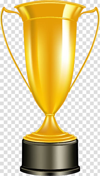 gold trophy illustration, Gold Trophy , Awards Trophy transparent background PNG clipart