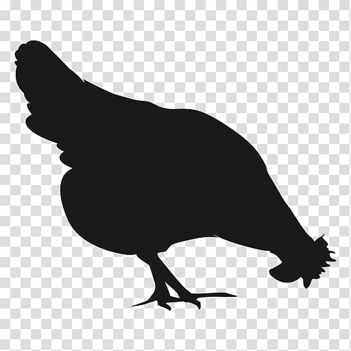 Chicken Silhouette , hen transparent background PNG clipart