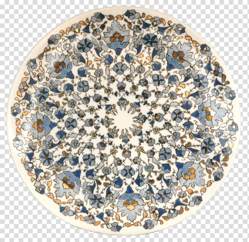 round white, blue, and orange floral ceramic plate, Kaaba Islamic geometric patterns Islamic art Muslim, islamic designs transparent background PNG clipart