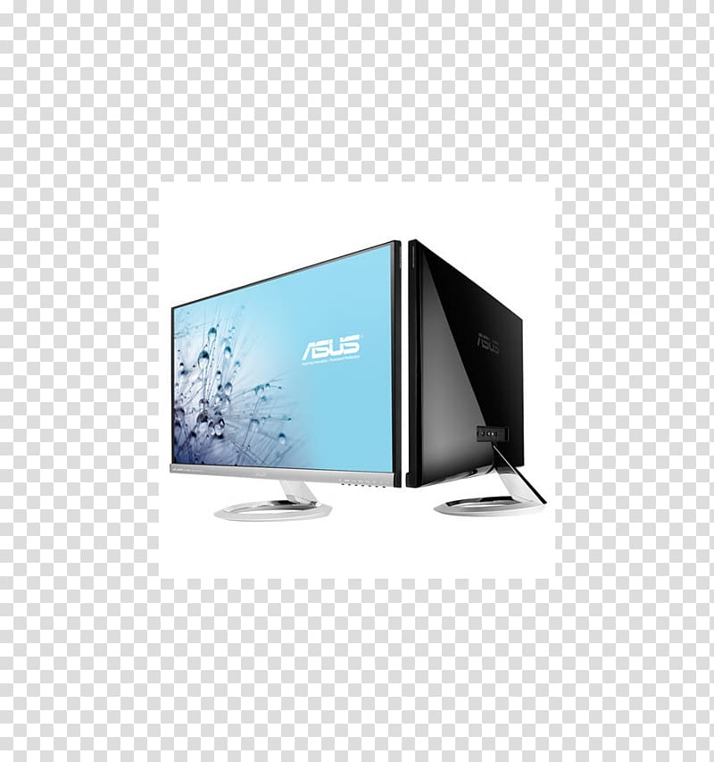 Computer Monitors 1080p IPS panel LED-backlit LCD ASUS, display transparent background PNG clipart