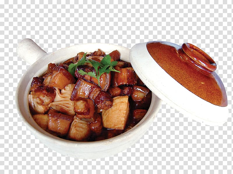 Chinese cuisine Bamboo shoot Meat Braising Dish, Dry bamboo shoots wild pork transparent background PNG clipart