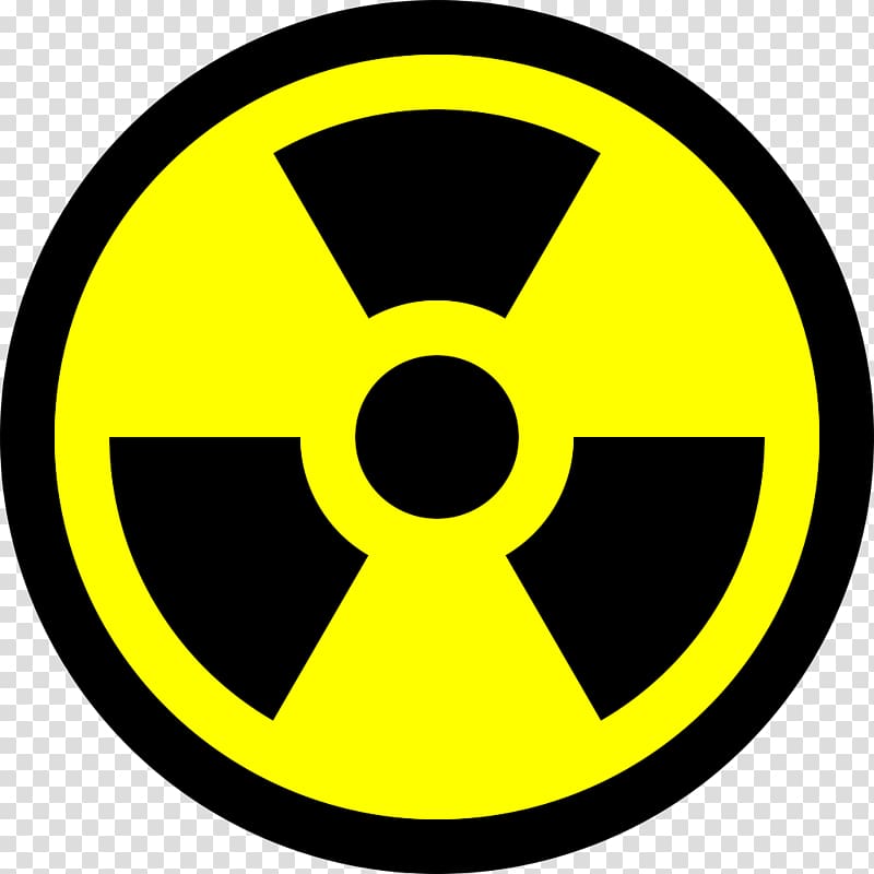 Hazard symbol Radiation Biological hazard Radioactive decay, nuclear transparent background PNG clipart