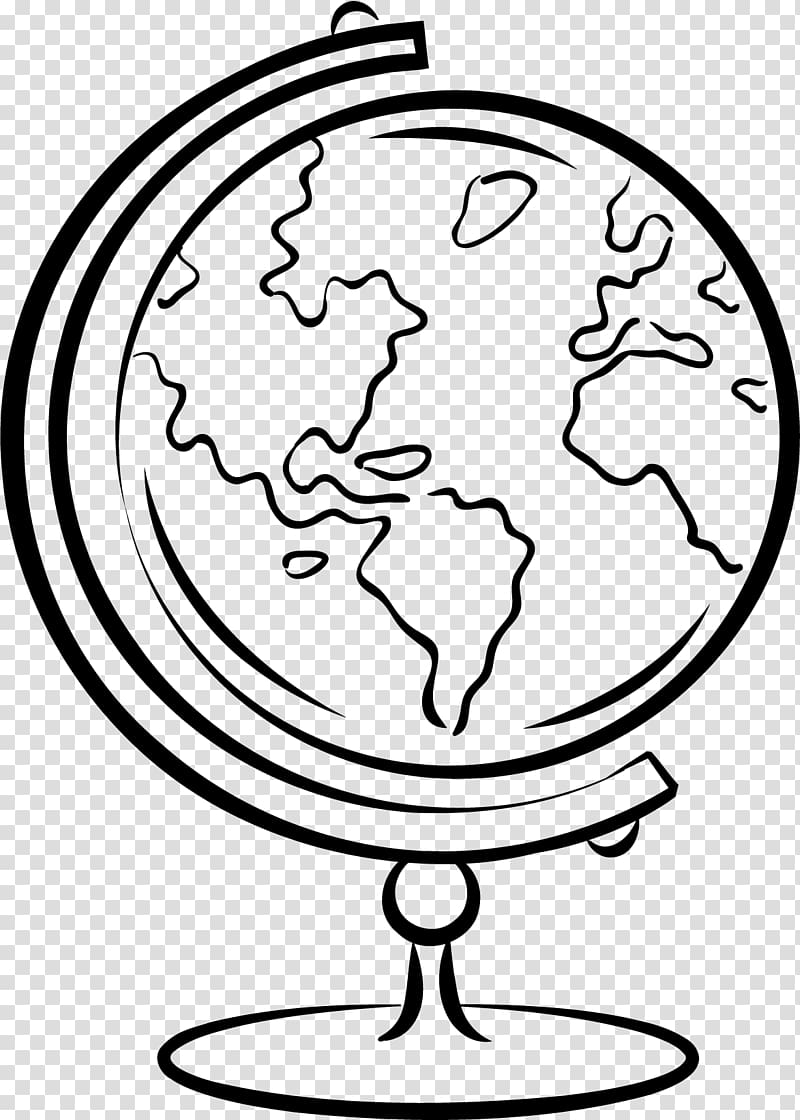 hand drawn globe transparent background PNG clipart