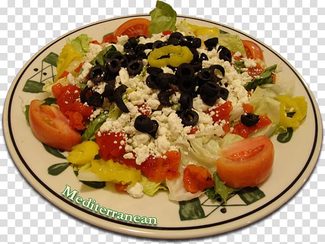 Greek salad Vegetarian cuisine Greek cuisine Feta Recipe, cheese dip transparent background PNG clipart