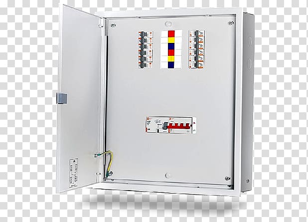 Distribution board Electric power distribution Circuit breaker Electricity Lighting, Distribution Board transparent background PNG clipart