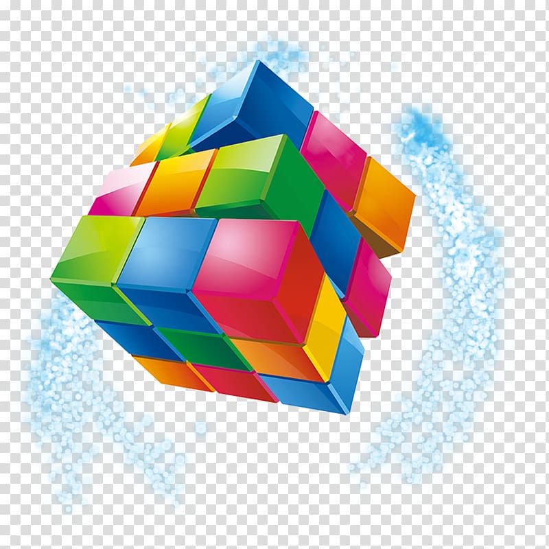 China, Creative cube design transparent background PNG clipart