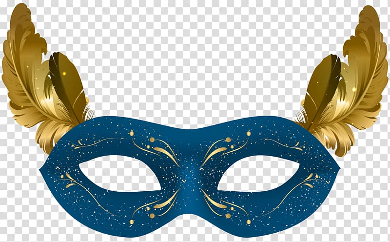 Mask Stanley Ipkiss , Blue Carnival Mask transparent background PNG clipart