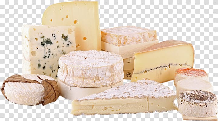 Goat cheese Milk Raclette Blue cheese, Fromage transparent background PNG clipart