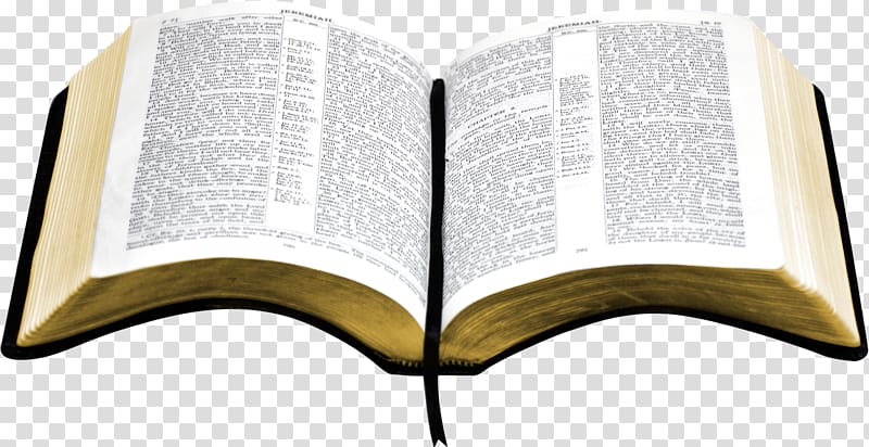 Online Bible Christianity, open bible , opened book with bookmark transparent background PNG clipart