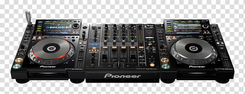 CDJ-2000nexus Pioneer DJ DJM, Disc jockey transparent background PNG clipart