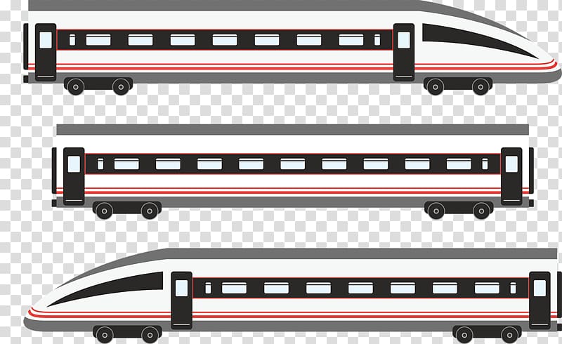 white, red, and black bullet train illustration, Train Rail transport Rapid transit TGV, Modern city metro train transparent background PNG clipart