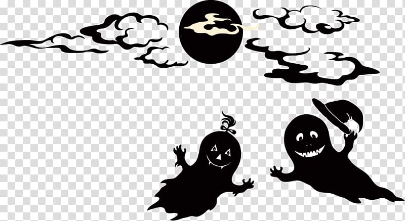 Halloween Silhouette , Halloween poster transparent background PNG clipart