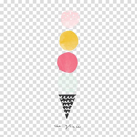 Balloon Pattern, Cartoon creative ice cream transparent background PNG clipart