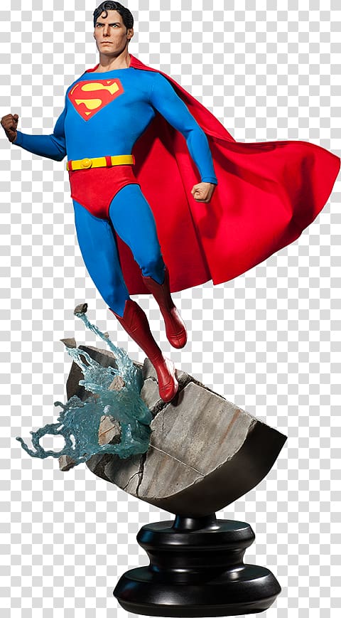 Superman Batman Action & Toy Figures Sideshow Collectibles DC Comics, Christopher Reeve transparent background PNG clipart