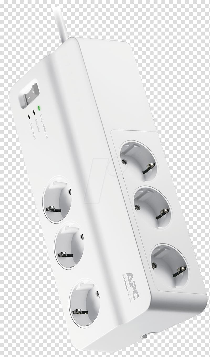 Surge protector Power Strips & Surge Suppressors APC by Schneider Electric Overvoltage, others transparent background PNG clipart