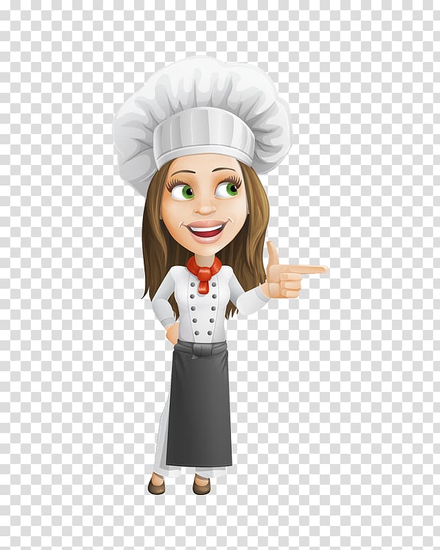 Cartoon Chef, cooking transparent background PNG clipart