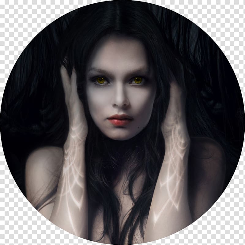 Witchcraft Dark fantasy Female Magic Darkness, black girl transparent background PNG clipart