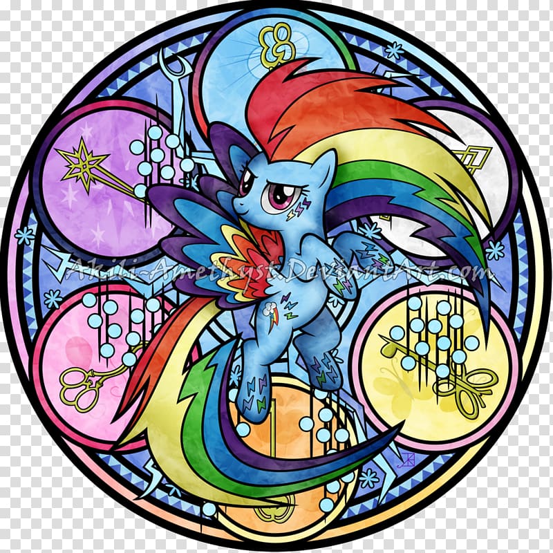 Rainbow Dash Twilight Sparkle Pinkie Pie Stained glass Applejack, Sunset Dreams transparent background PNG clipart