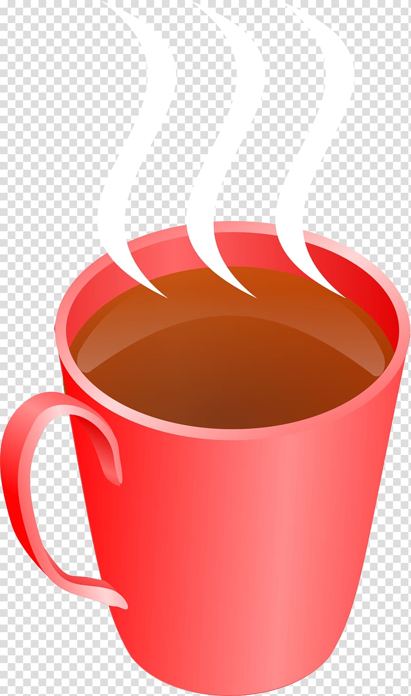 Iced tea Hot chocolate Coffee Green tea, coffee mug transparent background PNG clipart