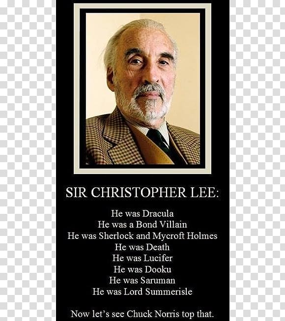 Christopher Lee Human behavior Columnist Poster, jo kerry lee transparent background PNG clipart