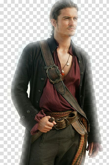 Orlando Bloom Will Turner Pirates of the Caribbean: At World\'s End Hector Barbossa Elizabeth Swann, pirates of the caribbean transparent background PNG clipart