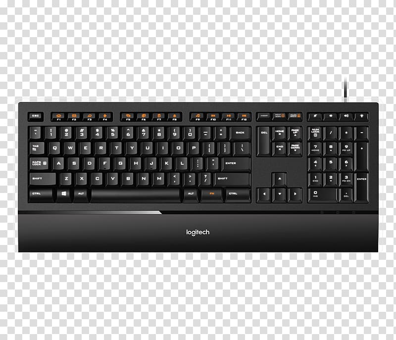 Computer keyboard Computer mouse Logitech G15 USB, backlight transparent background PNG clipart