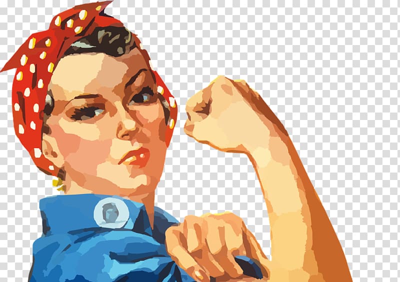 Woman flexing her biceps illustration, Oprah Winfrey We Can Do It! Woman  Female Girl power, powerful woman transparent background PNG clipart