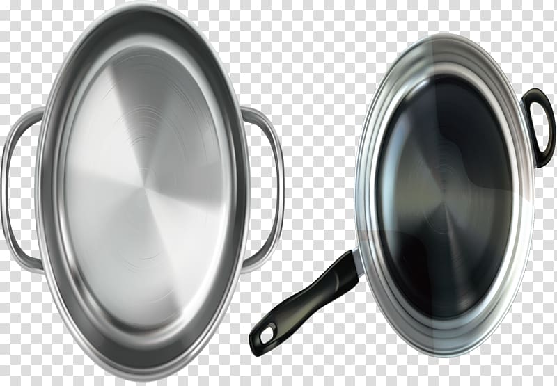 Wok Cookware and bakeware Frying pan, Cooking pots material transparent background PNG clipart