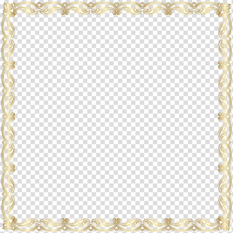 square brown frame on blue background, Gold frame Euclidean , Border Frame transparent background PNG clipart
