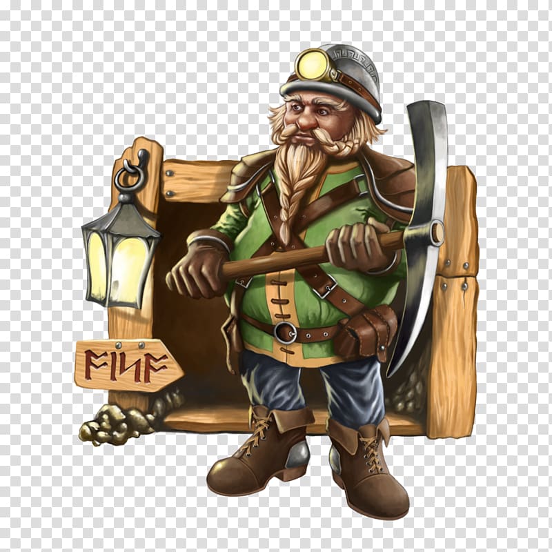 Drakensang: The Dark Eye Dwarf Mining Miner , Dwarf transparent background PNG clipart